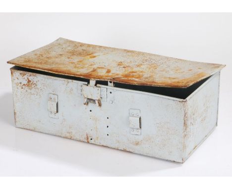 Scarce First World War dated .303 Lewis Gun Drum Magazine box, missing divider and handle and repainted at some stage, maker 