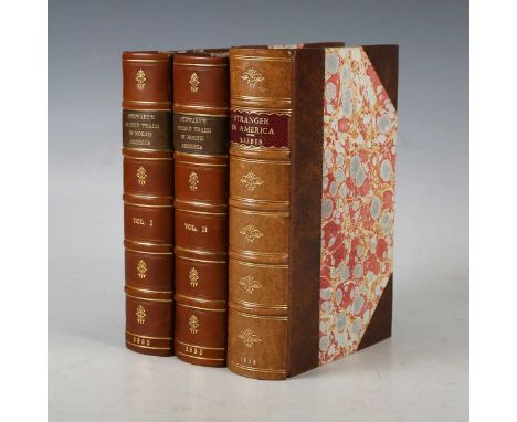 UNITED STATES. – James STUART. Three Years in North America. Edinburgh: Robert Cadell, 1833. 2 vols., first edition, 8vo (190