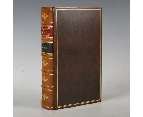 BURKE, Edmund. Reflections on the Revolution in France, and on the Proceedings in Certain Societies in London Relative to tha