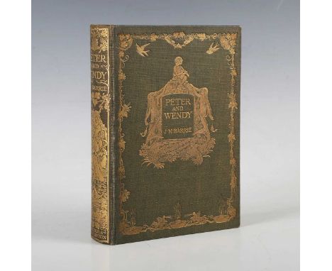 BARRIE, J.M. Peter and Wendy. London: Hodder and Stoughton, [1911.] First edition, 8vo (198 x 131mm.) 13 plates by F.D. Bedfo