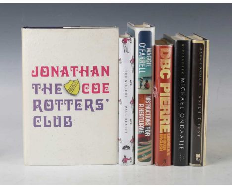 SIGNED BOOKS. – Jonathan COE. The Rotters’ Club. London: Viking, 2001. First edition, first impression, signed by the author,