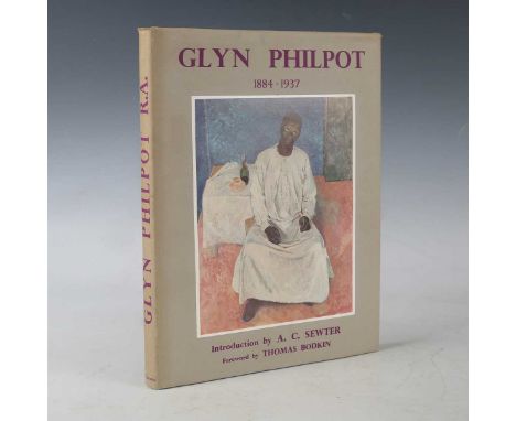 ART &amp; ANTIQUE REFERENCE. – A.C. SEWTER (introduction). Glyn Philpot 1884-1937. London: B.T. Batsford, Ltd., 1951. First e