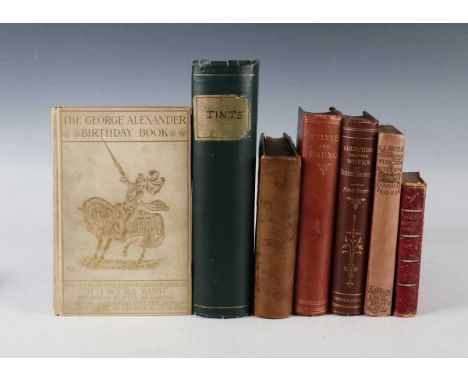 MACQUOID, Percy. – George ALEXANDER. The George Alexander Birthday Book. London: John Lane, 1903. Signed and inscribed by Geo