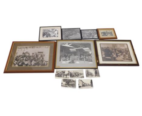 A quantity of vintage and reproduction vintage photographs, relating to livestock sales and auctions, to include Sleaford Mar