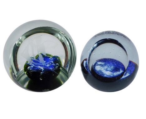 Two Caithness paperweights, Angel fish, limited edition 1252/1500, boxed, and Plough, limited edition number 2180/3000, boxed
