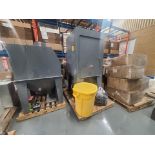 Trinco Split Level Direct Pressure Cabinet, model 40x40SL/PC, S/N 80790-20, w/Dry Blast Dust