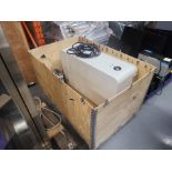 Qualitest Face Mask Flame Retardant Tester, model QT-FLM-FM60, w/ PLC touch screen control system,