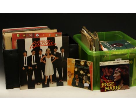 Vinyl Records - LP's and 7” singles including Blondie - Parallel Lines - CDL 1192; Paul McCartney - All the Best - PMVT 1; Th