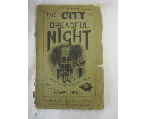 First edition - Rudyard Kipling - The City of Dreadful Night