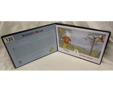 The 2020 Rupert Bear, The Official Bear Anniversary Silver Coin Cover with 1993 Rupert First Class Stamp - Ltd Edition Only 2