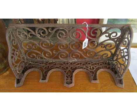 Cast iron shelf