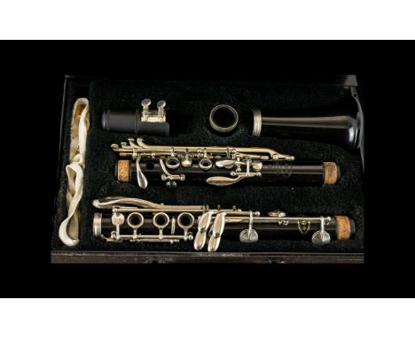 Vintage Clarinet in Carry Case.  Clarinet complete with hard shell black carry case. 
