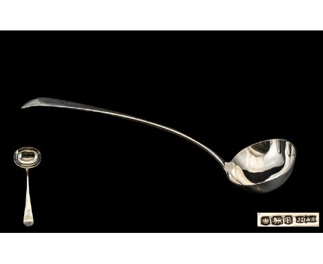 1930's Excellent Quality Sterling Silver Ladle of Solid Construction. Please Confirm with Photo. Hallmark Sheffield 1932, Mak