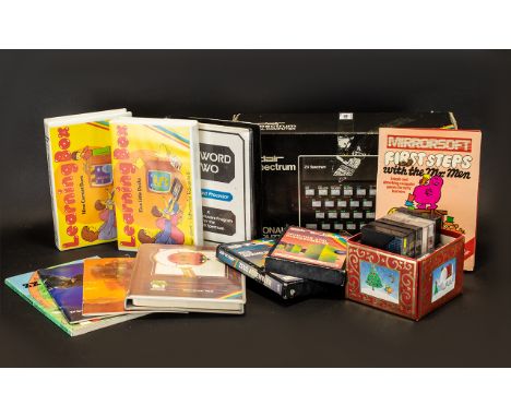 Sinclair ZX Spectrum Personal Computer in original box  dated 1984. 2 x Spectrum complete with tapes, manuals, books etc. Tog