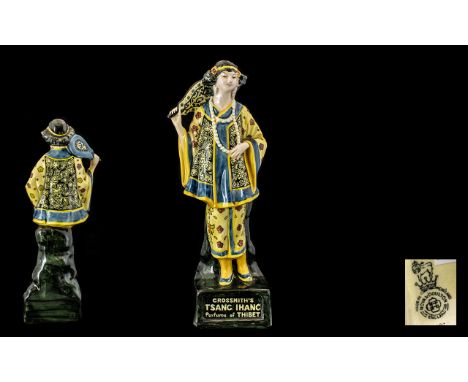 Royal Doulton Early 1920s Handpainted Porcelain Figure 'Grossmiths Tsang-Thang' perfume of Thibit.  HN582.  Issued 1923, reti