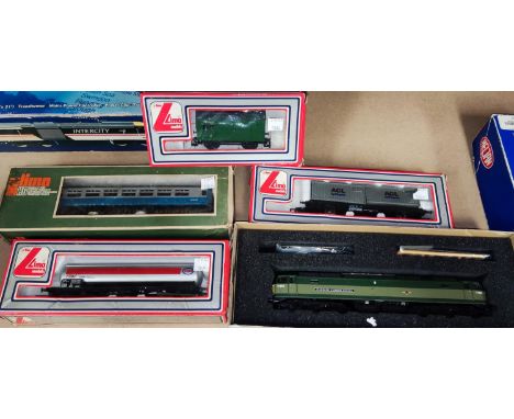 A boxed Heljan 00-gauge Diesel Loco D1662 'Brunel' ; Four boxed Lima items 