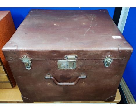Vintage steam travel trunk 