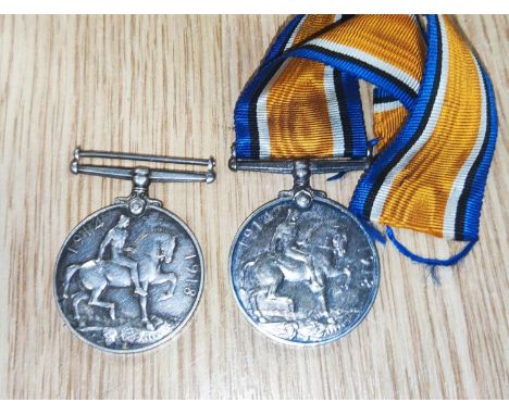 WWI: K.R.Rif - C. to silver war medals to R - 8952 Pte T.Taylor and R - 34371 Pte H.J.Smith 