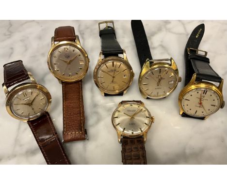 Watches - vintage mechanical automatic wristwatch, marked Heuer Date automatic, silver dial Arabic numerals and Arrow baton m