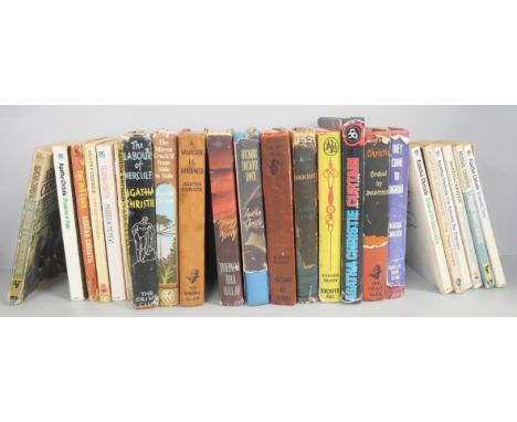 Collection of twenty-three Agatha Christie novels, to include five hardback first editions published for The Crime Club by Co