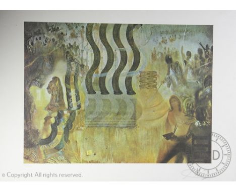 Savlador Dali (1904-1989),Limited edition lithograph, Apotheosis of the Dollar, No 192/300 and signed in pencil,54.5cm x 74.5