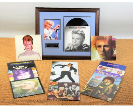 A collection of David Bowie albums, first or early pressings, comprising: The Rise and Fall of Ziggy Stardust and The Spiders