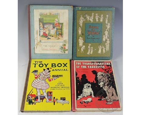 GREENAWAY (K), illus, UNDER THE WINDOW, Routledge; BLOOMFIELD (R), THE HORKEY, with illustrations by Cruikshank, 1882; HAMER 