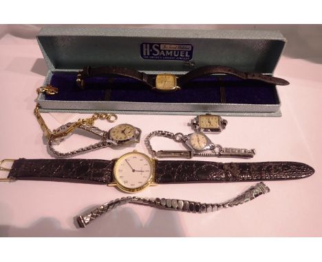 Mixed ladies wristwatches including Art Deco examples. P&amp;P Group 1 (£14+VAT for the first lot and £1+VAT for subsequent l