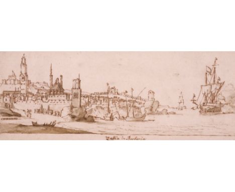 Francis Place (1647-1728)Zaffia in BarbariaPen, ink and wash11 x 31cm; 4¼ x 12inProvenance:Ingram CollectionR. E. S. Willison