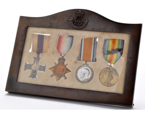 The medals and military ephemera of Major William Johnson MC, 8th Batallion Durham Light Infantry, to include: First World Wa