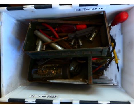 ENGINEERS TOOLS. Box of engineers tools