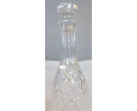 WATERFORD DECANTER. Waterford crystal decanter, H ~ 29cm