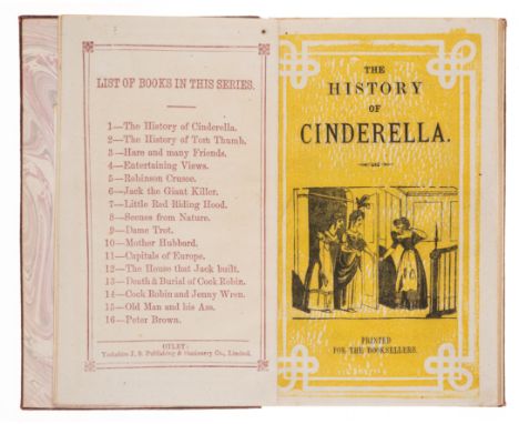 Chapbooks.- Sixteen Chapbooks, a complete series, together 16 in 1, uniform yellow decorative titles, illustrations, some wit