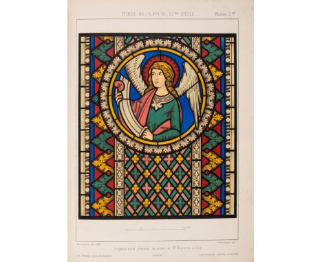 Stained Glass.- L&eacute;vy (Edmond) Histoire de la Peinture sur Verre, 2 parts in 1, plates, some chromolithographed, some f