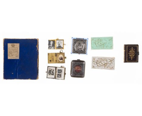 Miniature books.- Smallest English Dictionary in the World (The),&nbsp;portrait frontispiece, original paper wrappers, a litt