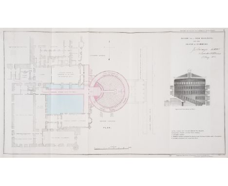 Palace of Westminster.- House of Commons. Report from the Select Committee on the House of Commons Buildings, 23 lithographed