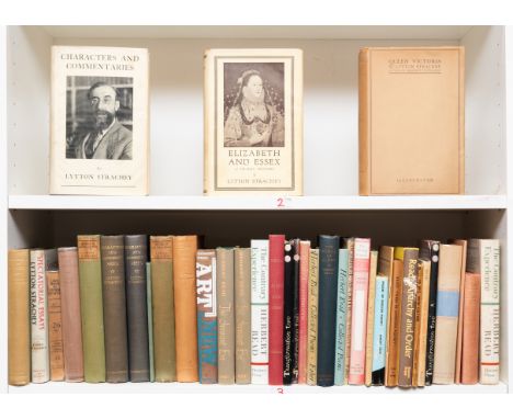 Strachey (Lytton) Characters and Commentaries, cloth spine a little faded, jacket lightly soiled and rubbed, 1933; Elizabeth 