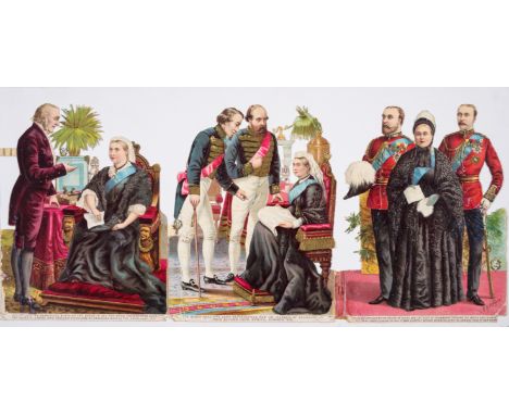 Royalty.- Payne (A. & H.) [Scenes from the reign of Queen Victoria], 12 die-cut chromolithographed scenes forming conjoined s