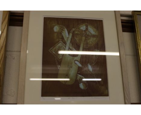 R L KImmerling, signed limited edition print 'At Board'