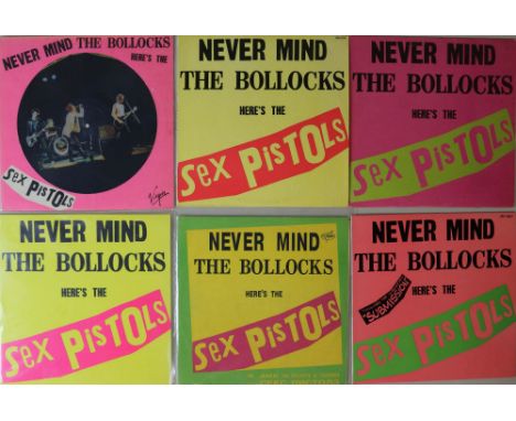 SEX PISTOLS - THE NEVER MIND THE BOLLOCKS COLLECTION (WITH SINGLES). Superb offering of 7 x extoic pressings of the iconic al