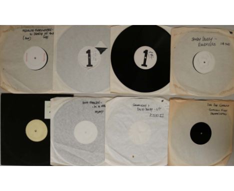 TEST PRESSINGS/WHITE LABEL/ACETATE COLLECTION. Unique collection of around 100 x LPs/12" with 13 x 10" recordings and a small