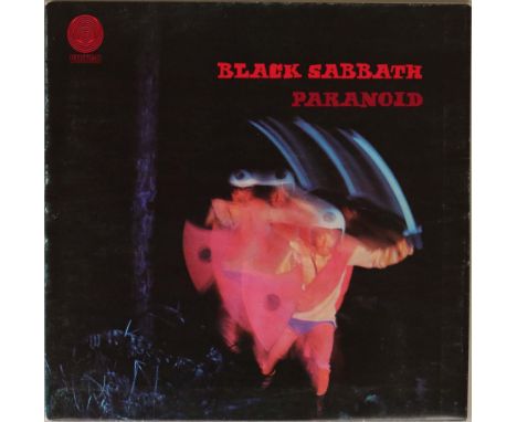 BLACK SABBATH - PARANOID LP (2ND UK PRESSING 6360 011). Very neat 2nd UK pressing of the monstrous 1970 LP (Vertigo large swi