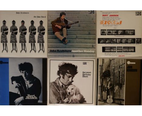 THE PENTANGLE/JOHN RENBOURN/BERT JANSCH - LPs. Outstanding collection of 11 x LPs introducing the mesmerising solo albums fro
