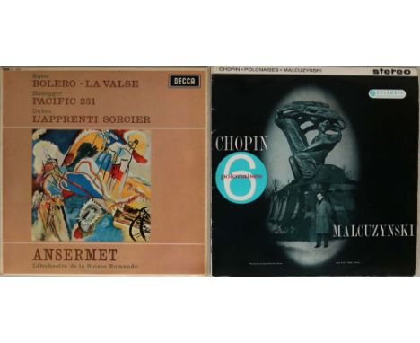 CLASSICAL - ORIGINAL UK STEREO LPs. Lovely bundle of 2 x ED1 LPs. Works are Malcuzynski - Chopin - The Six Polonaises (SAX 23