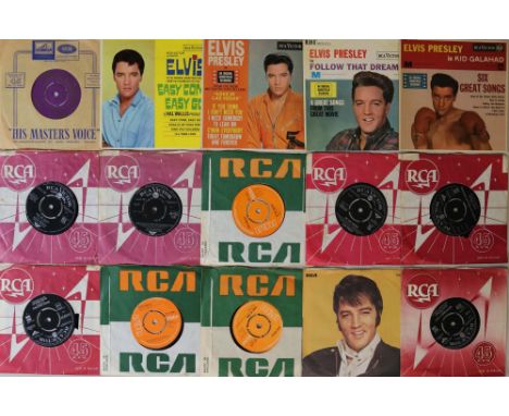 ELVIS / COLLECTION - LPs/7"s/CDs/DVDs/BOOKs. Cracking collection from the King with around 50 x 7"s, 50 x CDs and a few DVDs,