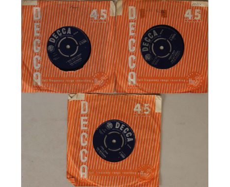 THE ARTWOODS - UK DECCA 7" SINGLES. Expert bundle of 3 x original UK Decca sevens from the rather brilliant Artwoods! Titles 