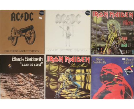 CLASSIC METAL LPs. Ferocious selection of 13 x essential LPs. Titles are Iron Maiden (x2) - Killers (UK original EMC 3357 A1/
