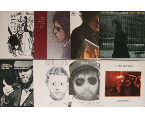 FOLK-ROCK/SINGER SONGWRITER - LPs. Sweet sounds with this collection of 46 x LPs. Artists/titles include Bob Dylan - Planet W