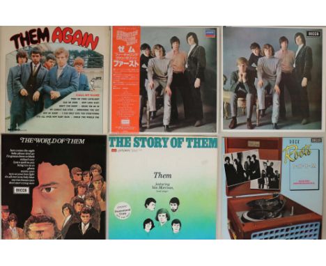 THEM - LPs. Instant collection of 13 x killer Lps. Titles are The Angry Young Them (Japanese '82 RE L20P-1062 complete w/obi,