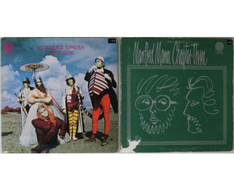 MANFRED MANN/BEGGARS OPERA - VERTIGO SWIRL LPs. Excellent pack of 2 x classic Vertigo swirl LPs, these both original UK press